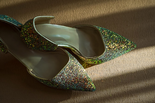 Paire de chaussures pour femmes. Photo Premium