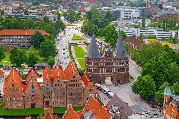 Panorama De La Petite Ville Allemande | Photo Premium