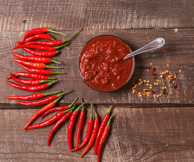 Pâte De Sauce Au Piment Fort Harissa, Traditionnelle Tunisienne ...