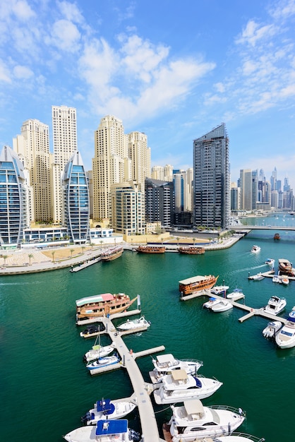 Paysage de dubaï Photo Premium