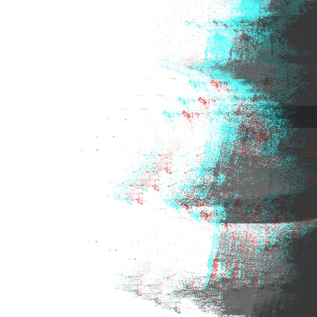 Pépin rvb, double exposition de couleurs, texture abstraite du photocopieur grunge Photo Premium