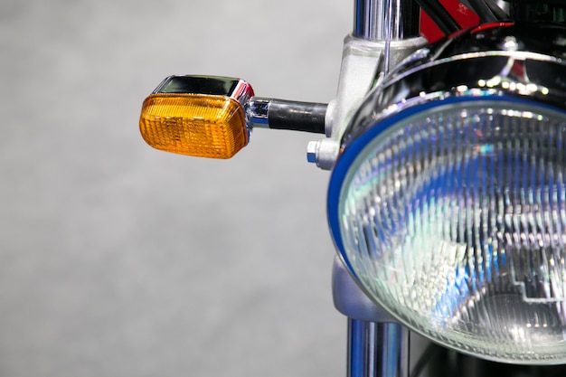 Phare moto classique vintage Photo Premium