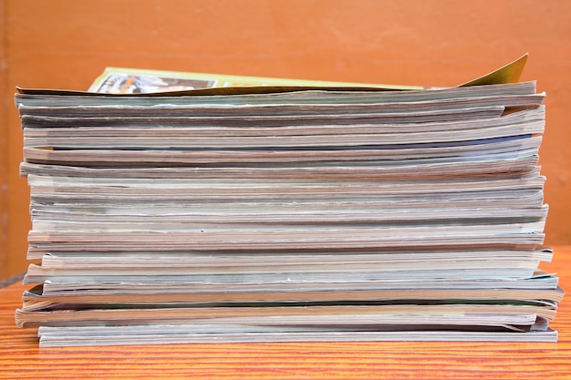 Pile de bouquins Photo Premium