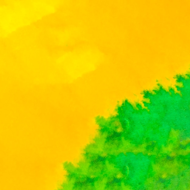 Plein cadre de fond d'aquarelle jaune et vert vif Photo gratuit