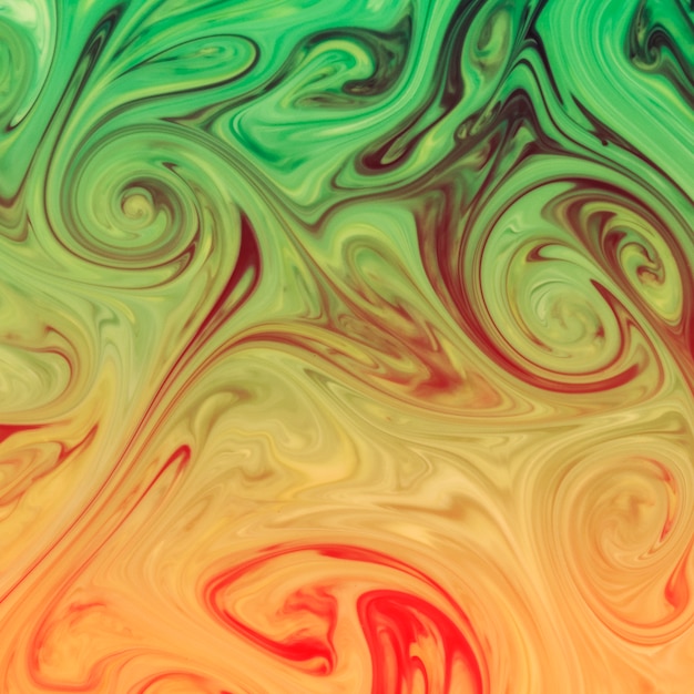 Rouge marbré; toile de fond de conception de texture jaune et vert Photo gratuit