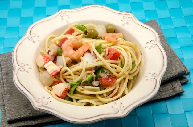 Spaghetti Aux Fruits De Mer | Photo Premium