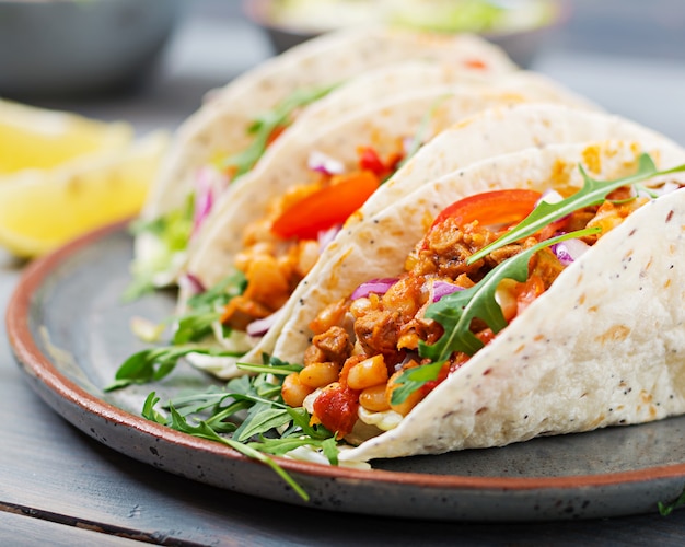 Recette tacos mexicain boeuf