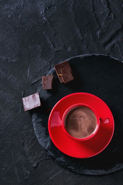 Tasse De Chocolat Chaud Photo Premium 