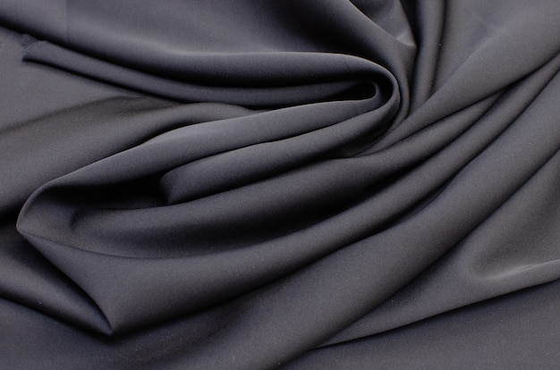 Texture De Fond  De Tissu  Noir  Photo Premium