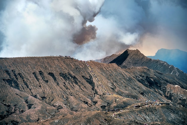 Volcan Du Mont Bromo  Dans Le Parc National De Bromo  