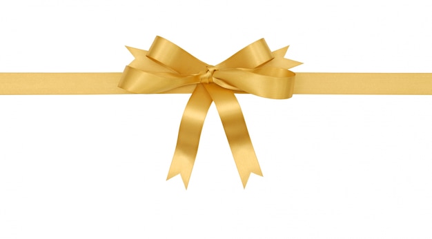 Archet cadeau en or Photo gratuit Archet cadeau en or Photo gratuit