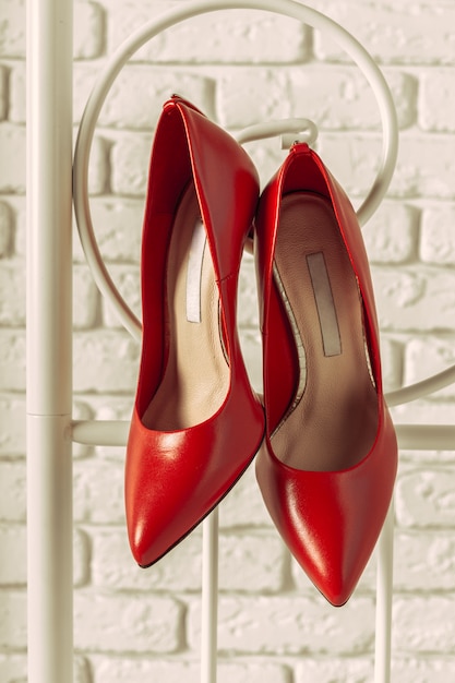 scarpe donna rosse