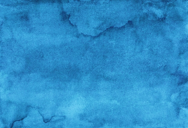 Struttura della pittura del fondo del blu di azzurro dell'acquerello ...