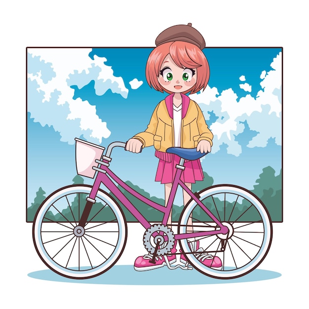 anime di biciclette