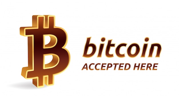 Bitcoin ha accettato il pagamento e ha donato qui il pulsante Vettore Premium