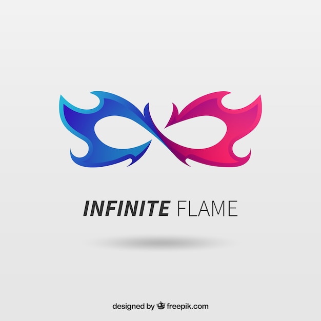 Infinite logo | Vettore Premium