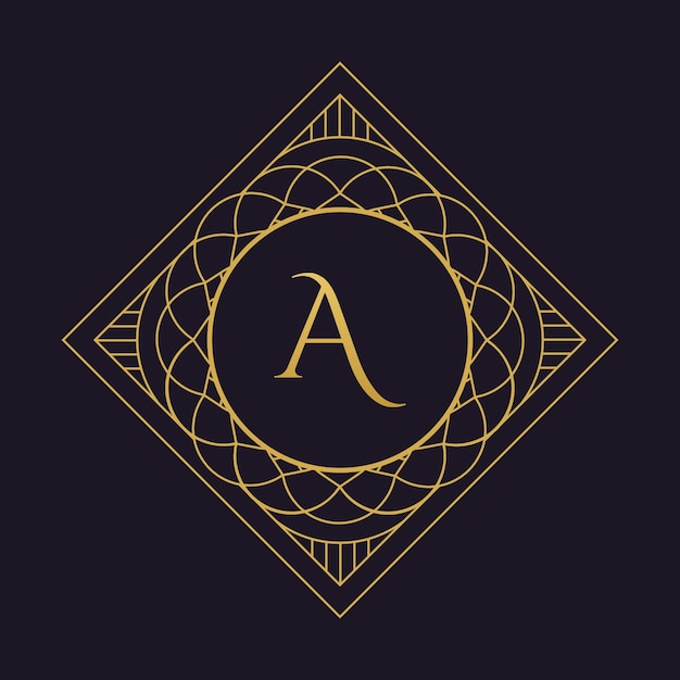 Mandala-vector logo / icona illustrazione | Vettore Premium
