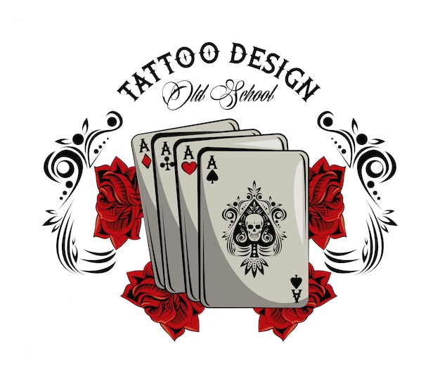 Tatuaggio 4 Assi Poker