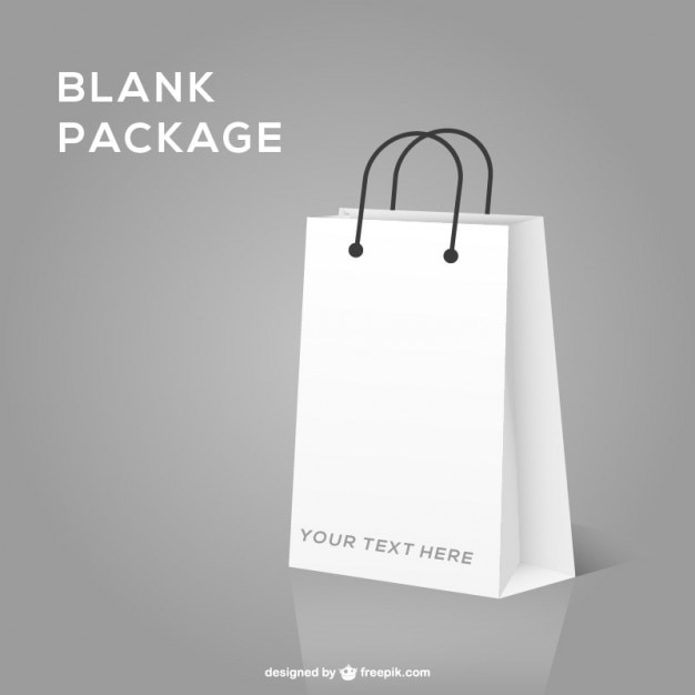 Download Shopping bag realistica mock-up | Vettore Premium