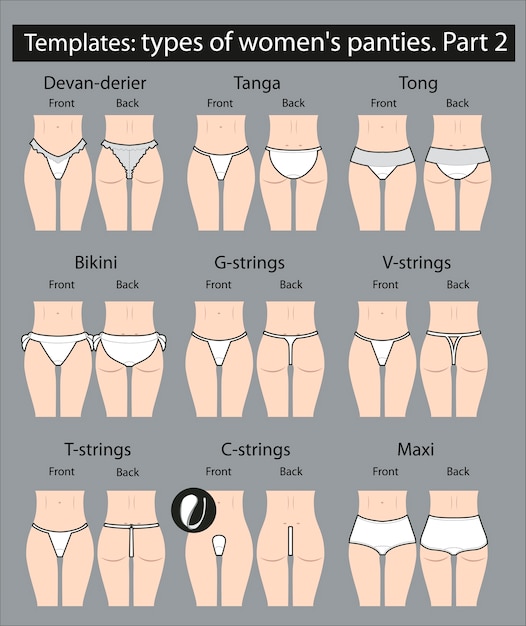 modelli di mutande femminili
