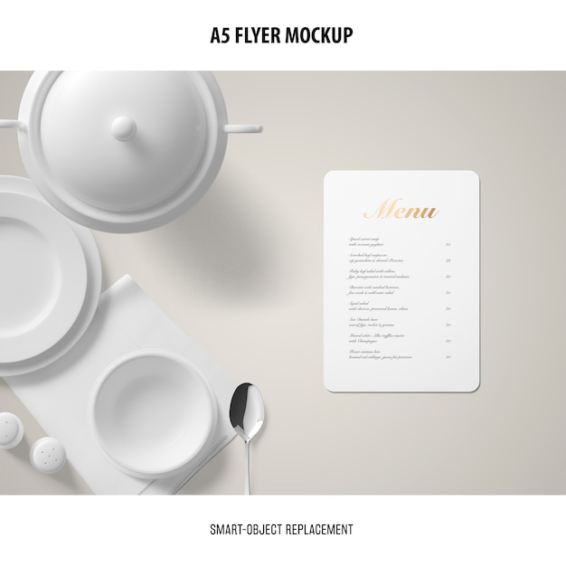 Download A5 flyer mockup | Archivo PSD Gratis