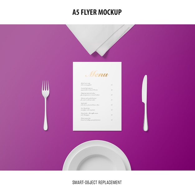 Download A5 flyer mockup | Archivo PSD Gratis