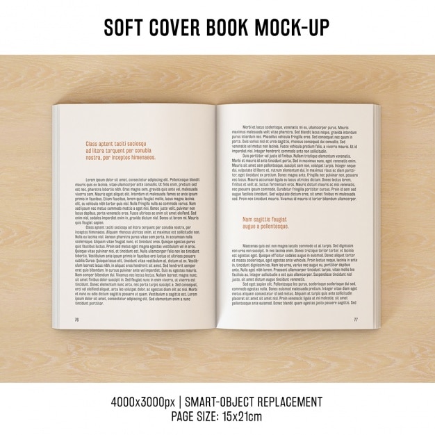 Download As páginas do livro mock up projeto | Download PSD gratuito