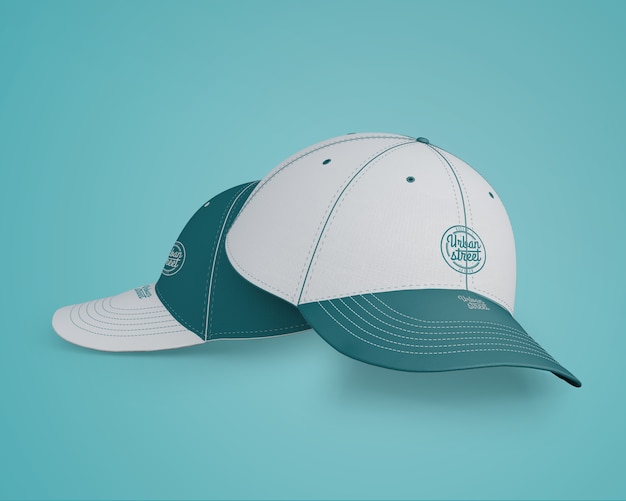 Download Cap-mockup voor merchandising | Premium PSD Bestanden