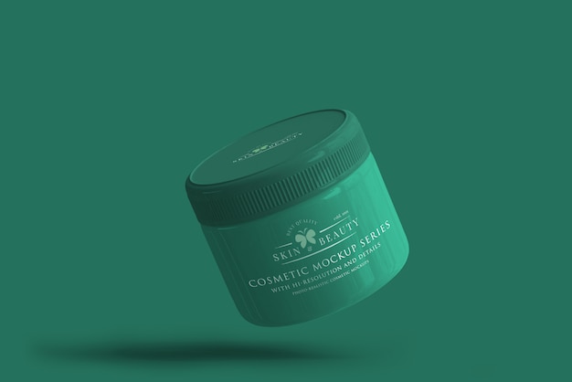 Download Cosmetic jar mockup | PSD Premium