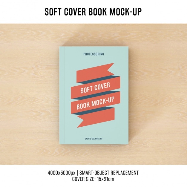 Download Diseño de mock up de cubierta de libro | Descargar PSD gratis