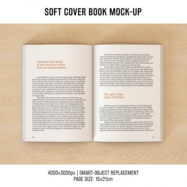 Download Diseño de mock up de páginas de libro | Archivo PSD Gratis