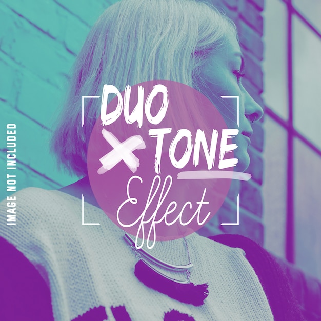 Effetto tono duo alle tue foto Psd Gratuite