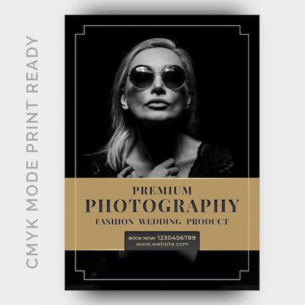 Estudios De Fotografia Flyer Plantilla De Diseno Archivo Psd Premium