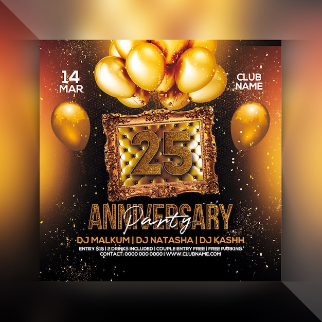 Imagenes De Flyer Aniversario Vectores Fotos De Stock Y Psd Gratuitos