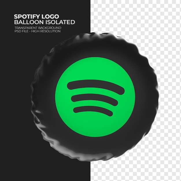 Globo 3d Del Logotipo De Spotify Archivo PSD Premium