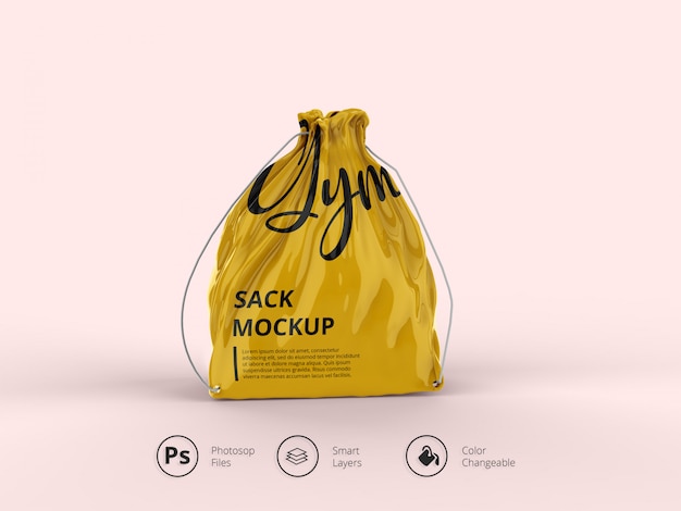 Download Gym sack mockup | PSD Premium