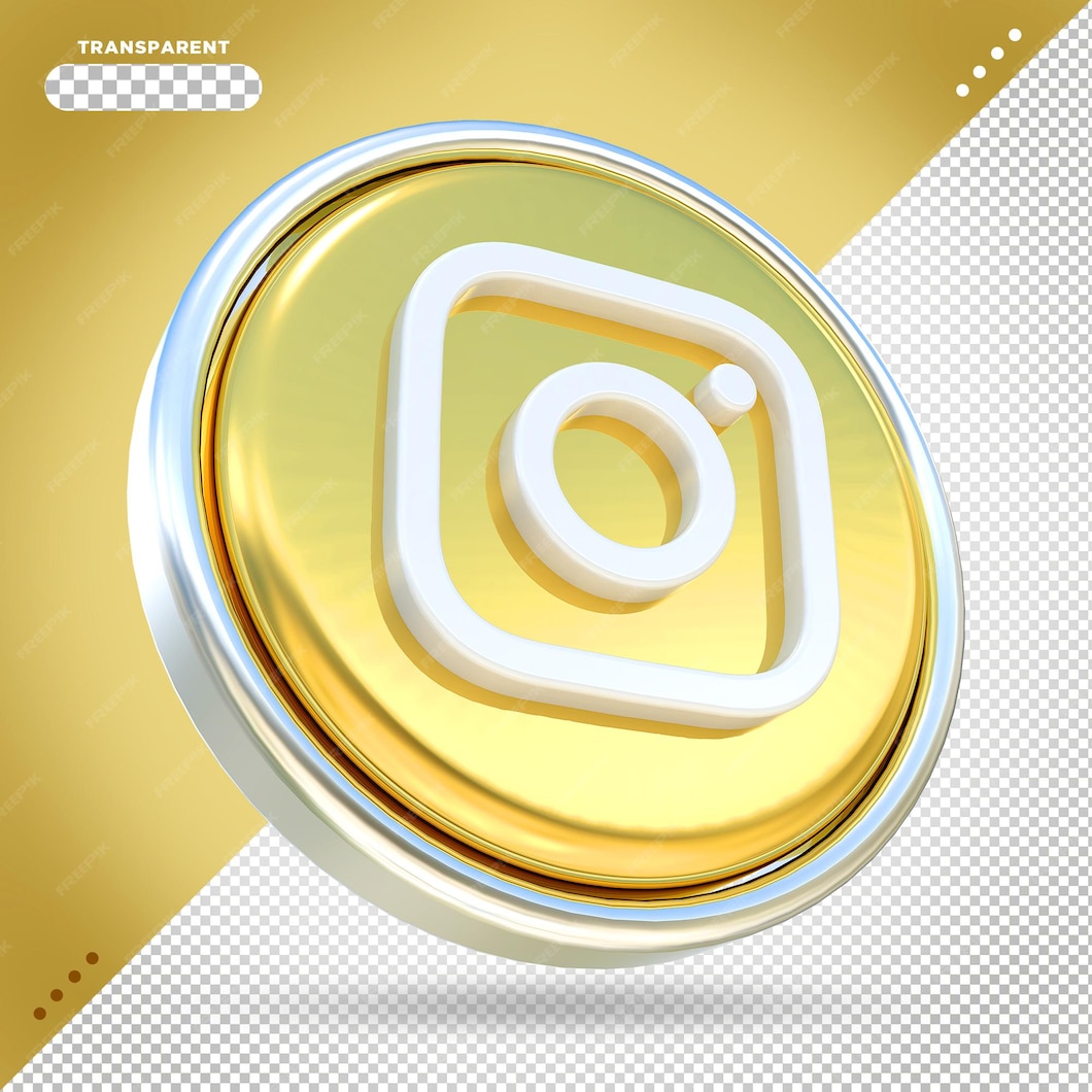 Ícono De Instagram Redes Sociales Estilos Dorados Archivo Psd Premium 0420