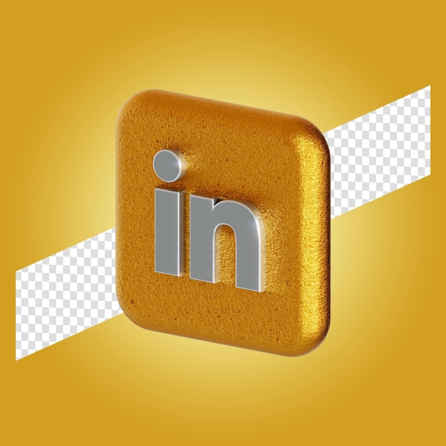 Ilustraci N De Render D De Aplicaci N De Logotipo De Linkedin Aislado