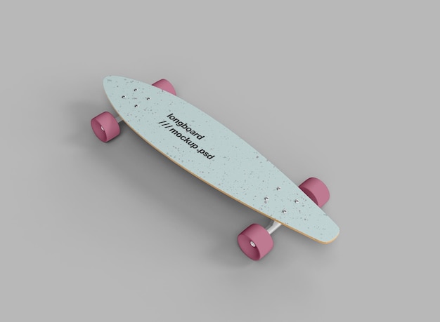 Maqueta de longboard | Archivo PSD Premium