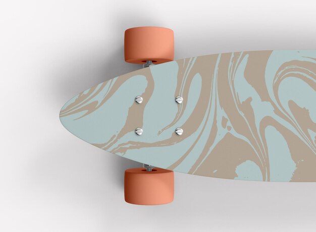 Maqueta de longboard | Archivo PSD Premium