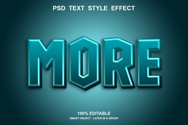 M S Estilo De Efecto De Texto Editable Archivo Psd Premium