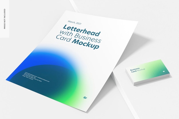 Download Papel Timbrado Mockup Psd