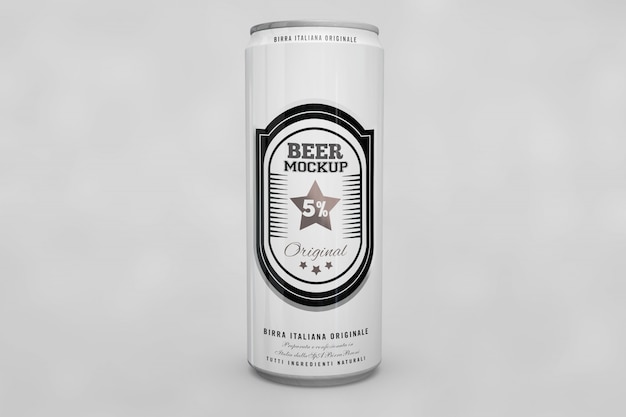 Download Mock up de lata de cerveza | Descargar PSD gratis