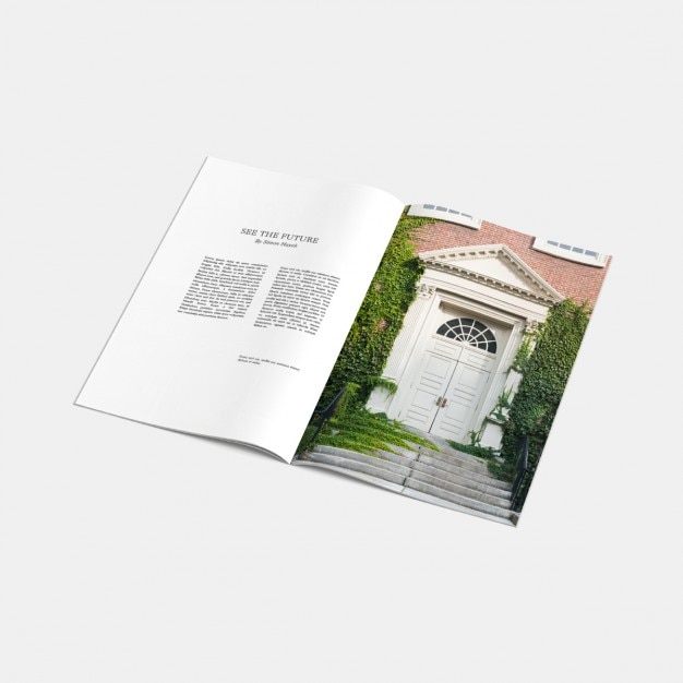 Download Mock Up De Revista Abierta Archivo Psd Gratis