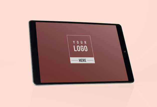 Mock-upontwerp op volledig scherm Gratis Psd