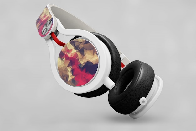 Download Mockup de auriculares creativos | Descargar PSD gratis