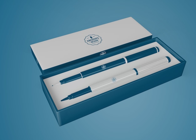 Mockup de bolígrafo para merchandising | Archivo PSD Gratis