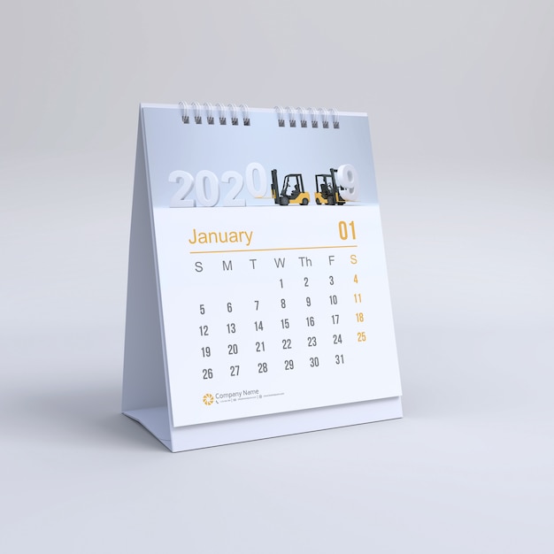 Mockup Calendario Verticale | PSD Premium