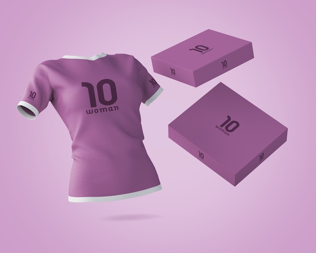 Download Mockup de camiseta deportiva con logotipo | Archivo PSD Gratis