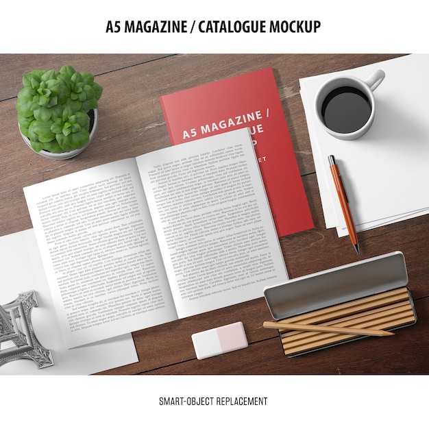 Download Mockup catalogo rivista | PSD Gratis